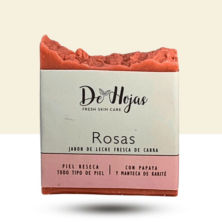 Jabón de Rosa y Papaya