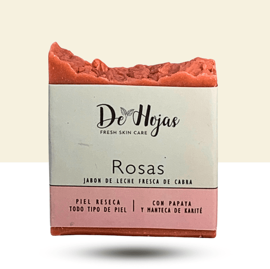 Jabón de Rosa y Papaya